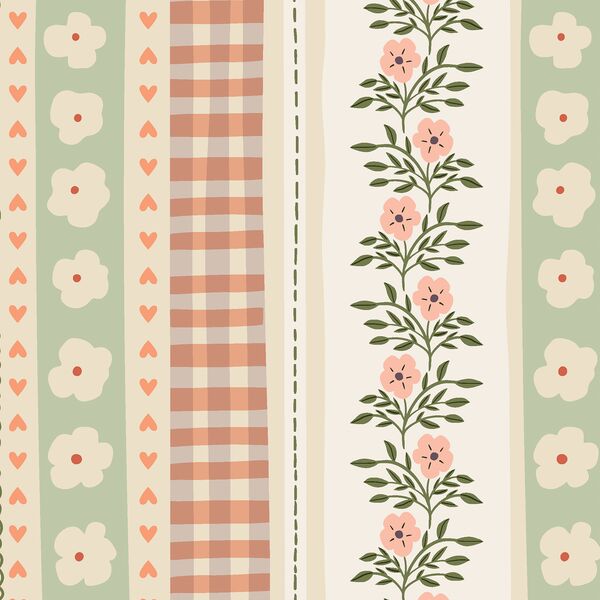 Large Ribbon Stripe in Spice