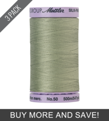 Green Grape (9104-1212) - Silk Finish Cotton 50wt - 547 Yards (3 Pack)