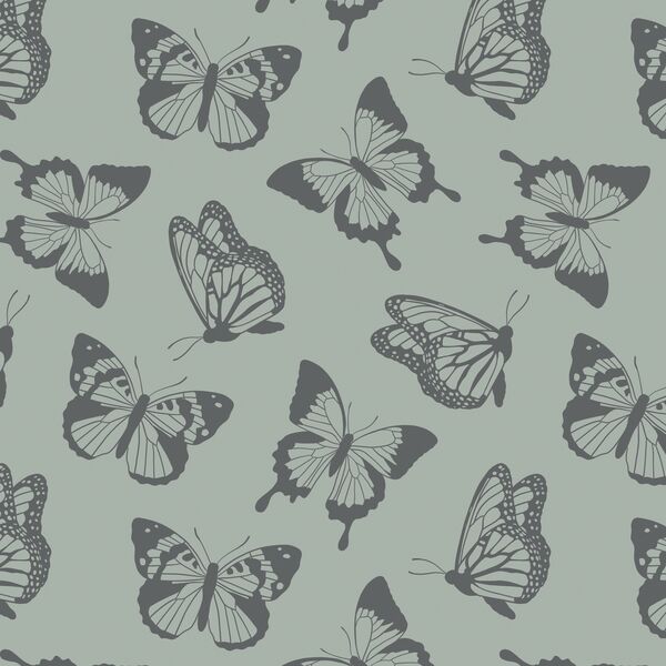 Fluttering Butterflies in Blue Shadow