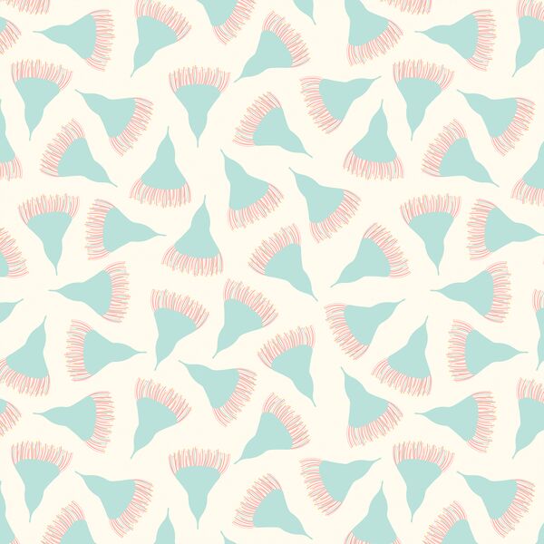 Scattered Blooms in Cream