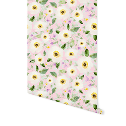 Iced Floral in Bubble Gum