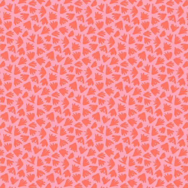 Painted Blooms in Tulip Pink