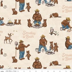 Smokey and Cubs in Cream