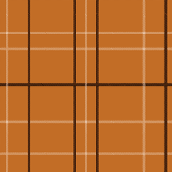 Tartan in Pumpkin