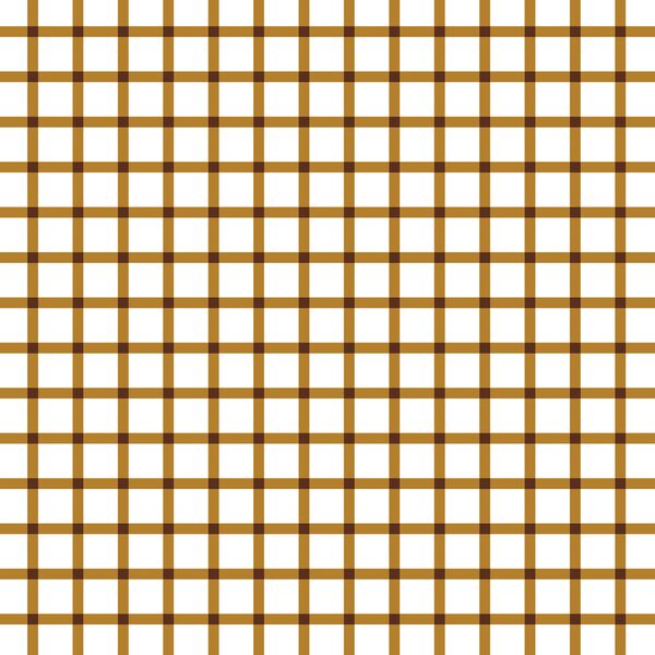 Summer Gingham Check in Golden Chocolate