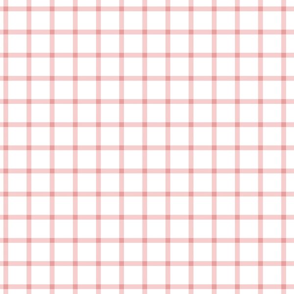Modern Check in Pink Dahlia
