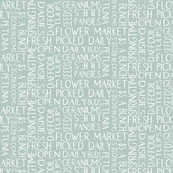Garden Text in Fresh Rain