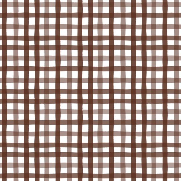 Gingham in Chocolate