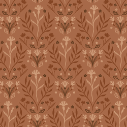 Floral Wilderness in Cinnamon
