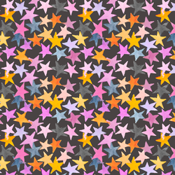 Star Confetti in Night Sky