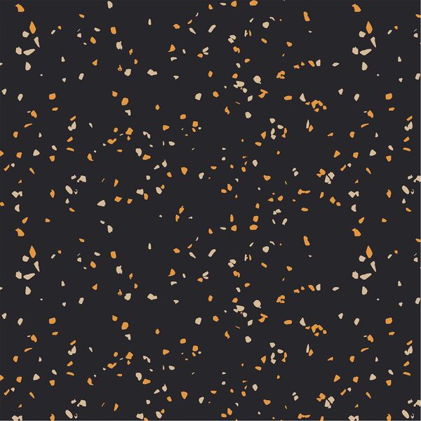 Halloween Terrazzo in Charcoal