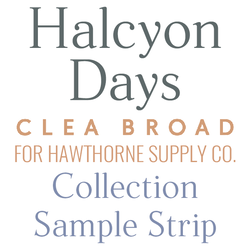 Halcyon Days Sample Strip