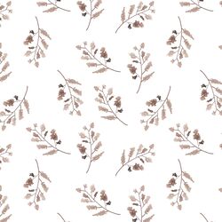 Woodland Branches in White
