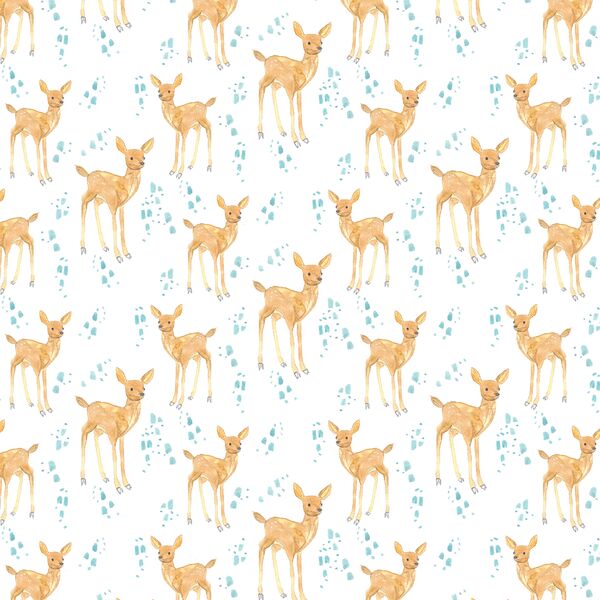 April Fawn in White