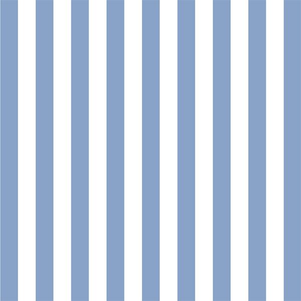Candy Stripe in Cornflower