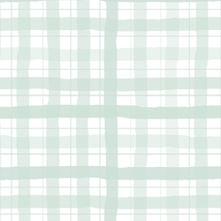 Large Gingham in Icy