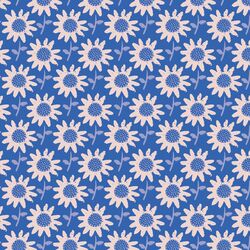 Sunflower in Cobalt Blue