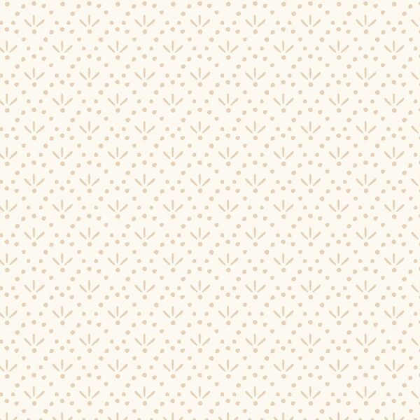 Wild Eyelet in Oak on Cream