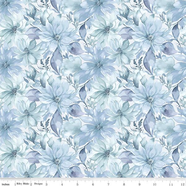 Floral in Blue