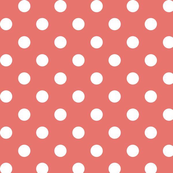 Marble Dot in Living Coral