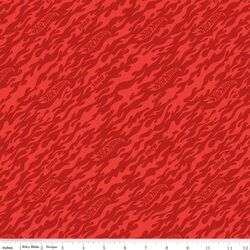 Flames in Red