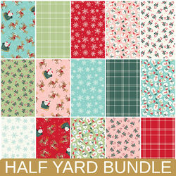 The North Pole Flannel Half Yard Bundle