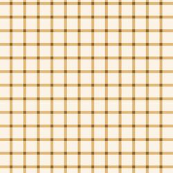Modern Check in Vintage Brass