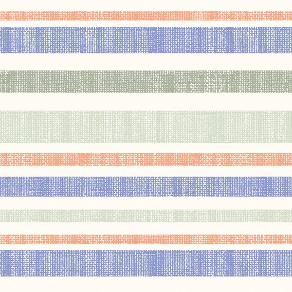 Large Spring Stripe in Periwinkle
