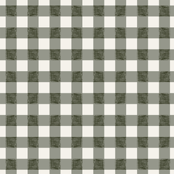 Watercolor Gingham in Evergreen