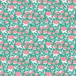 Florets in Meadow Green