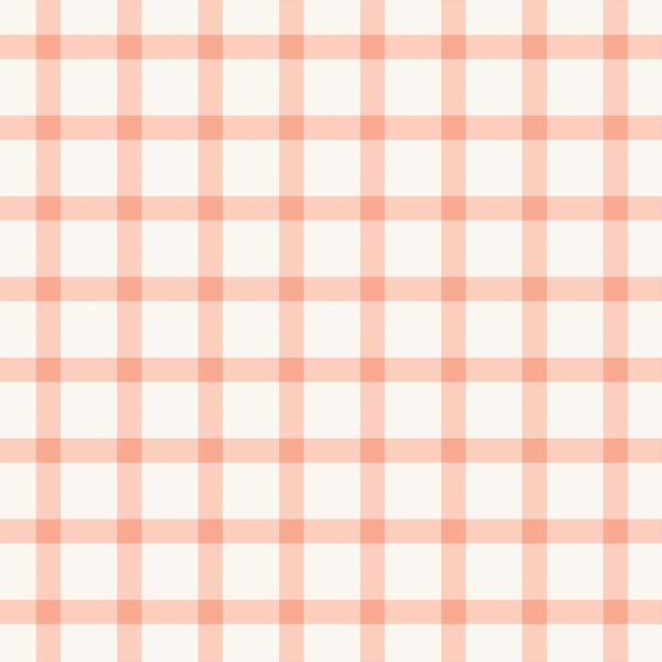 Cottage Gingham in Morning Blush