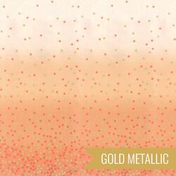 Ombre Confetti Metallic in Coral