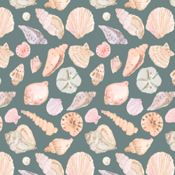 Seashells in Deep Ocean