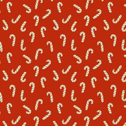 Candy Canes in Ornament Red