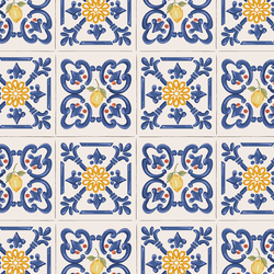 Tiles in Tyrrhenian Sea