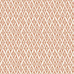 Ikat Diamonds in Caramel on Cream