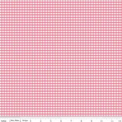 1/8" Gingham in Sugar Pink