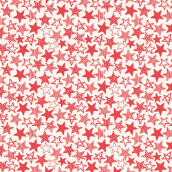 Stars in Your Eyes in Cayenne Red on Ivory