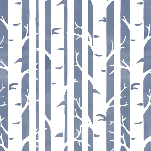 Birches in Dove