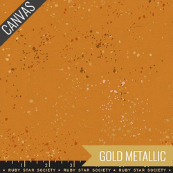 Speckled Canvas in Earth Metallic