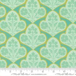 Copalis Damask in Turquoise