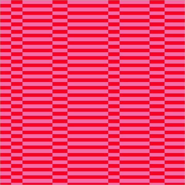 Broken Stripe in Red/Pink