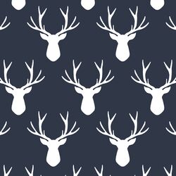 Stag Silhouette in Eclipse