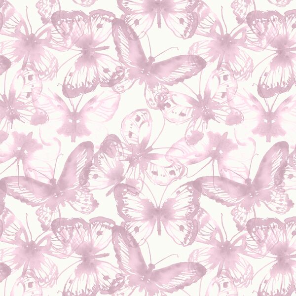 Butterflies in Vintage Mauve