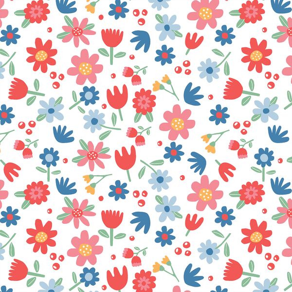 Summer Floral in White