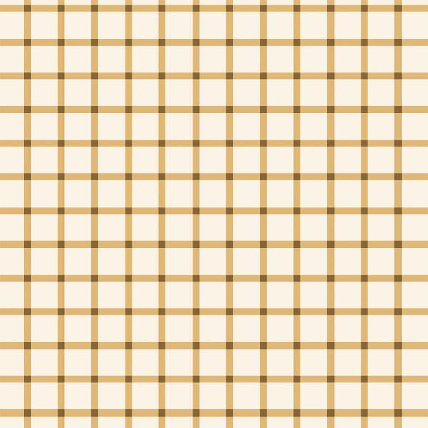 Modern Check in Vintage Brass