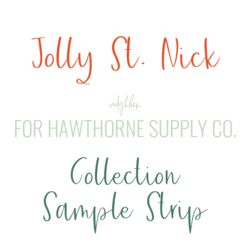 Jolly St. Nick Sample Strip