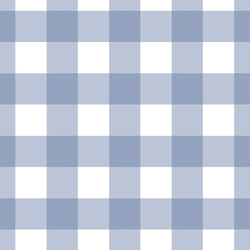 Large Gingham in Blueberry