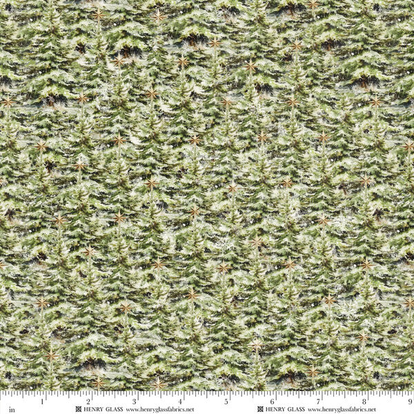 Christmas Trees in Green