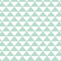 Triangle Mosaic in Mint